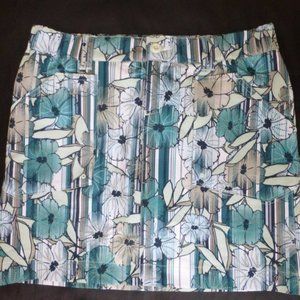 New Eddie Bauer Active Fit Floral Golf Skort